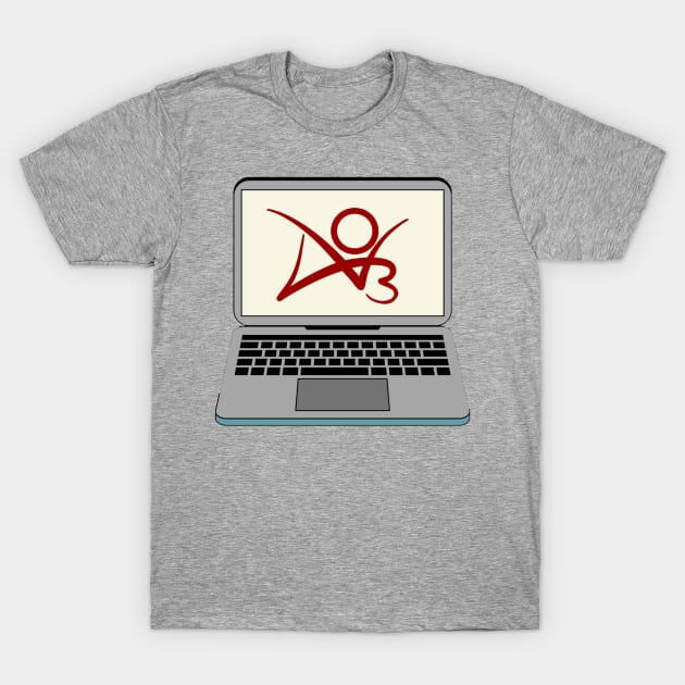 Ao3 Laptop T-Shirt by ThePureAudacity